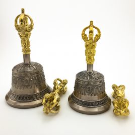 Bell & Dorje | Five-pronged | Brass-plated